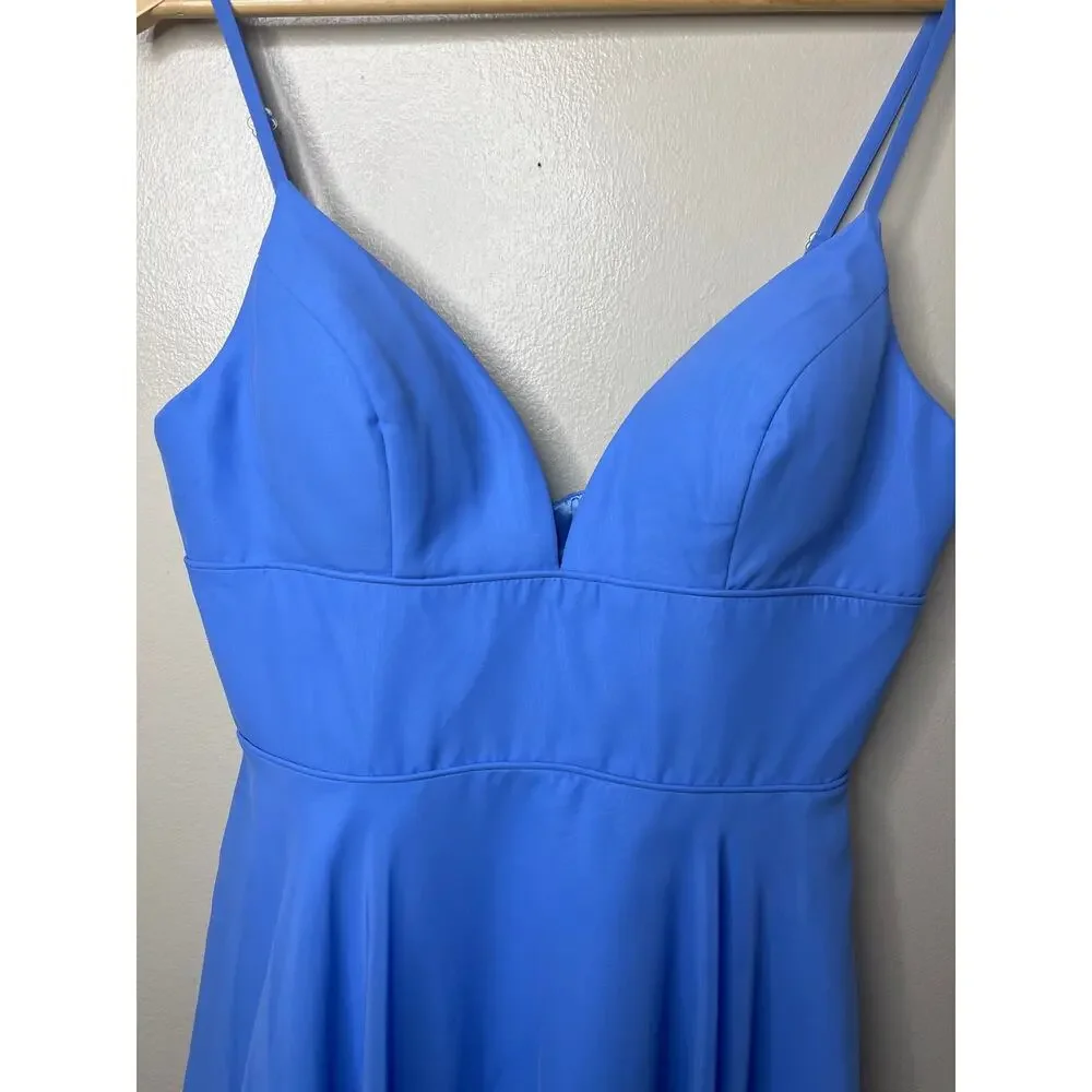 NWT Lucci Lu Periwinkle HOCO Cocktail Party Dress  - Size 10 - Picture 5 of 10